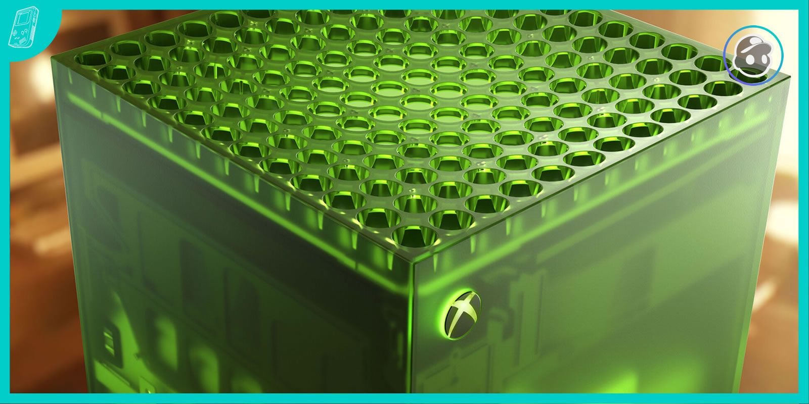 Consola Xbox Series X25 Limited Edition verde translúcida.