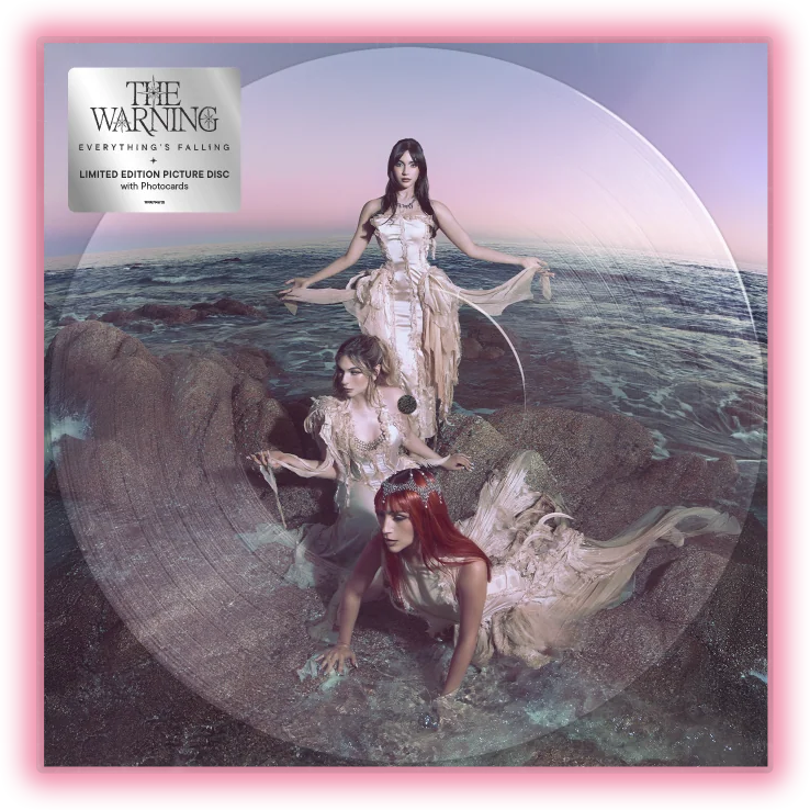 Picture disc coleccionable del álbum Everything’s Falling de The Warning.