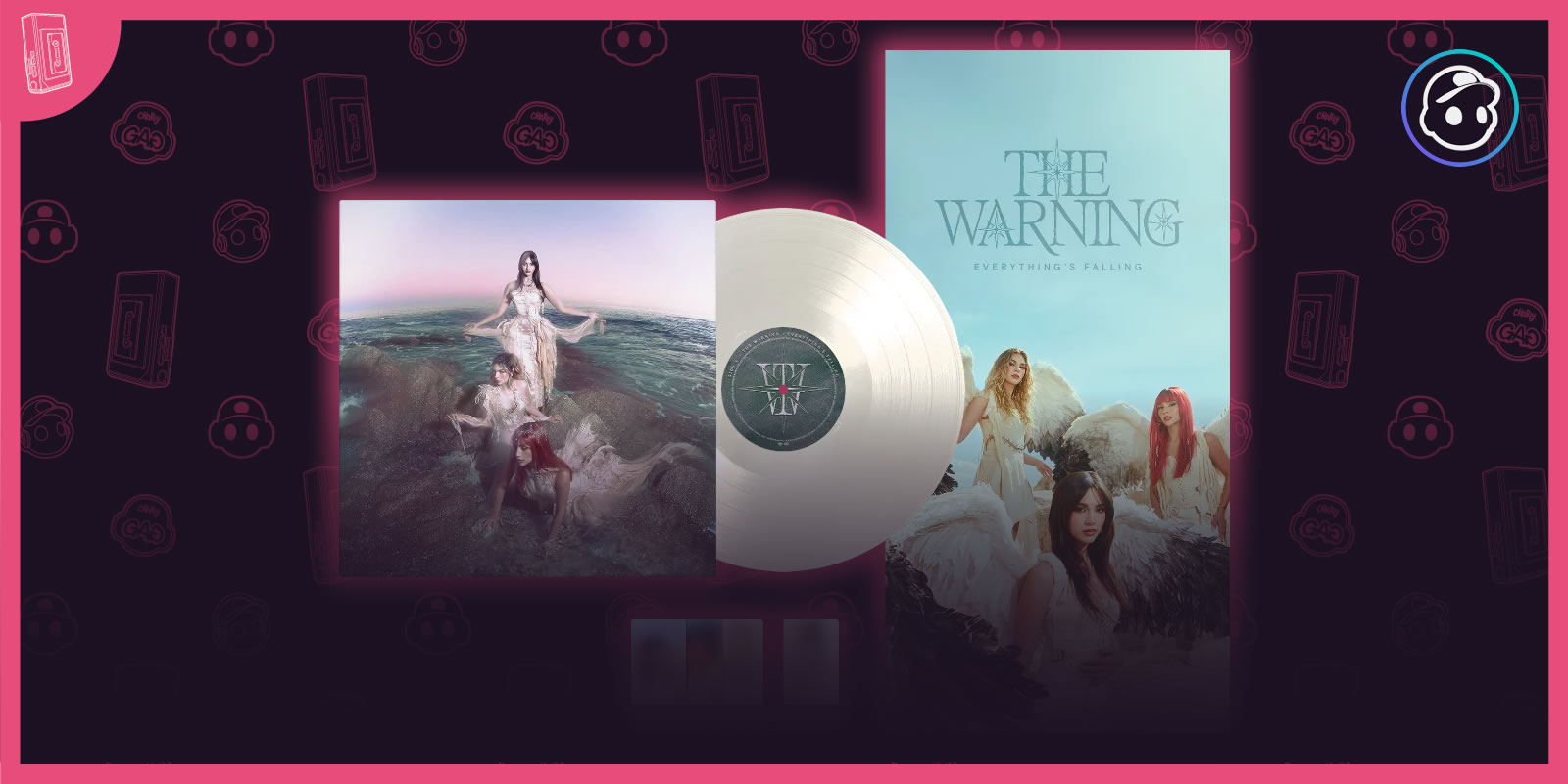 Vinilo estándar de Everything’s Falling de The Warning con póster y photocards.